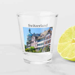 Switzerland typical Houses Souvenir Shot Glass