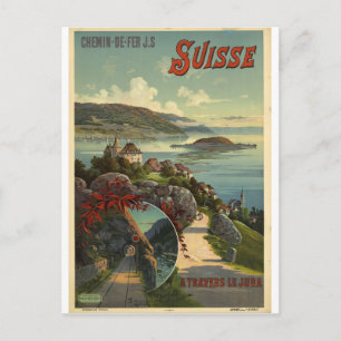 Switzerland Vintage Travel Postcard