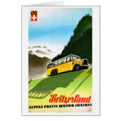 Switzerland Vintage Travel Poster Restored (Front)