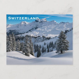 Switzerland Vintage Travel Tourism Add Postcard