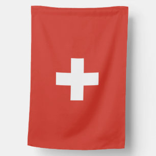 Switzerland Weatherproof Personalized House Flag