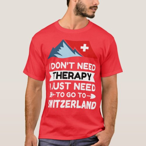 Switzerland Winter Holiday T_Shirt