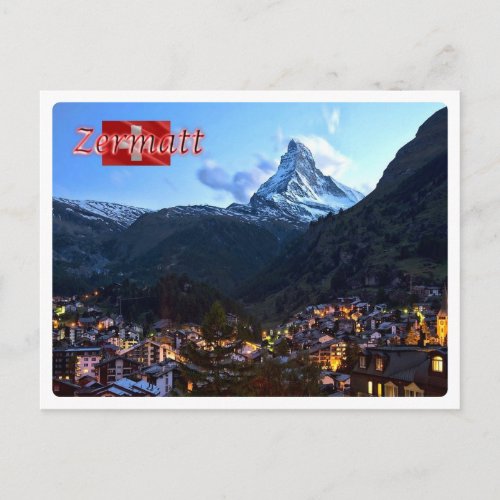 Switzerland _ Zermatt _ Postcard