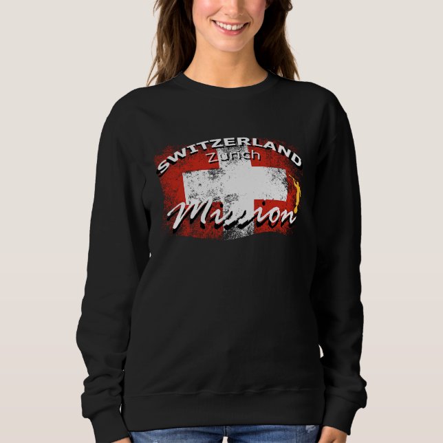 Switzerland Zurich Mormon LDS Mission Missionary Sweatshirt (Front)
