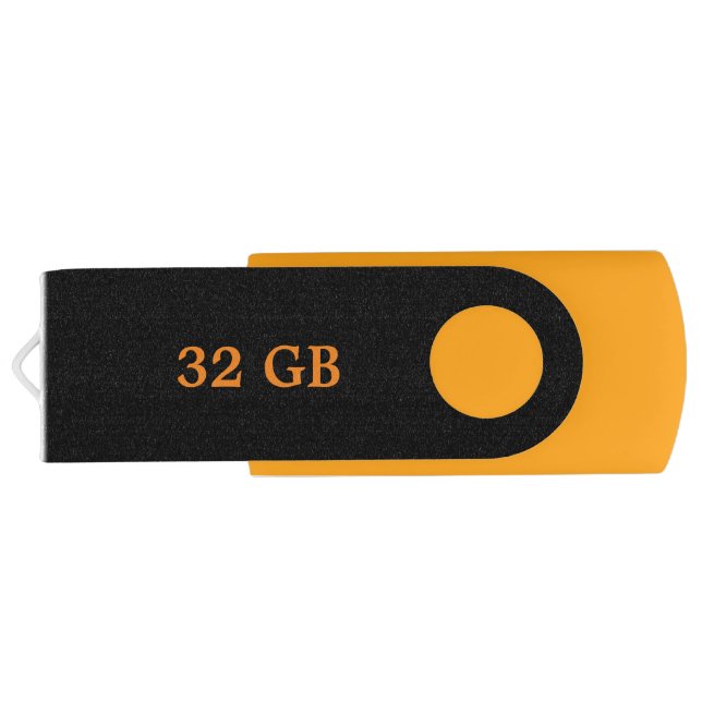 Swivel USB Flash Drive/ 8 to 128 GB / mmetropolim Flash Drive (Back)