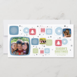 Swizzle Stick Christmas Photo Card