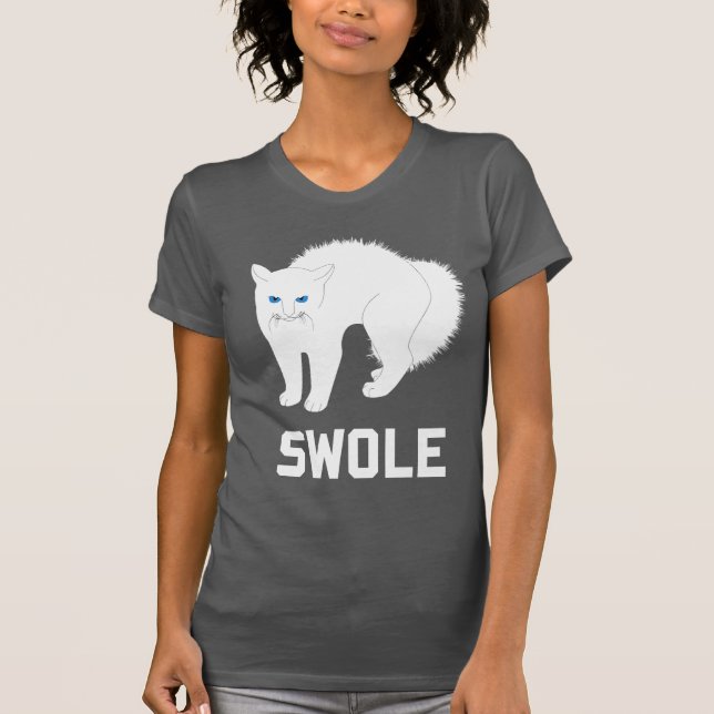 Swole Cat is Kitten Swole T-Shirt (Front)