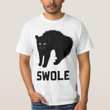 Swole Cat Is Kitten Swole T-shirt by The_Shirt_Yurt at Zazzle