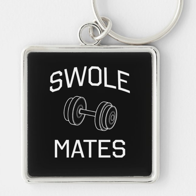 Swole Mates Keychain (Front)
