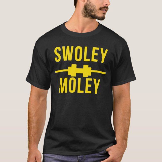 Swoley Moley Gym Rat Work Out T-Shirt (Front)