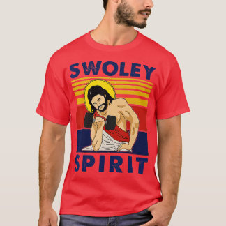 Swoley Spirit WEIGH LIFING Jesus Swoley Spirit T-Shirt