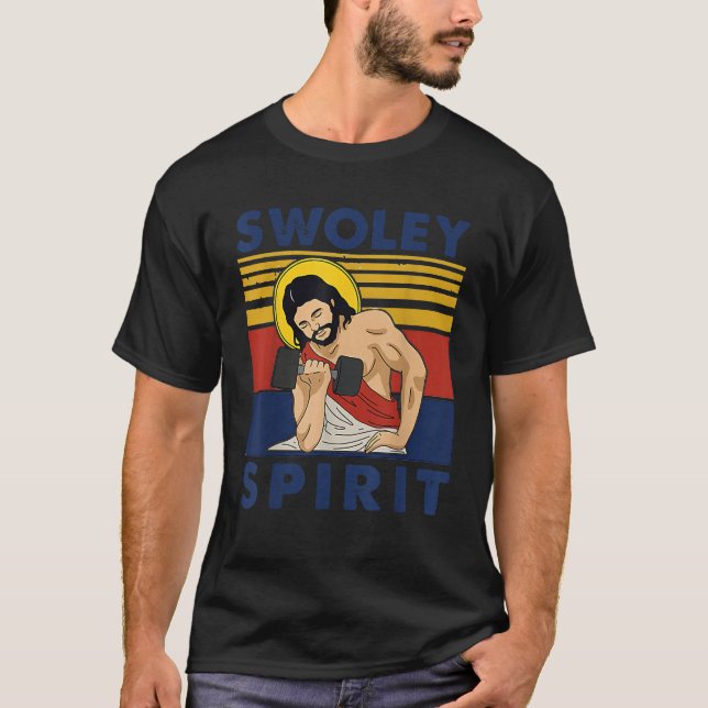 Swoley Spirit Weightlifting Jesus Swoley Spirit  T-Shirt (Front)