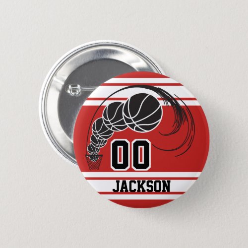 Swooping Basketballs  Create Your Own Button