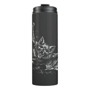 Swooping Bat - by BurnsInHell Thermal Tumbler