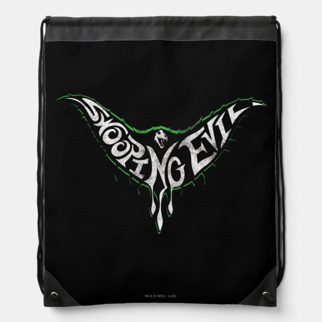 Swooping Evil Creature Graphic Drawstring Bag (Front)