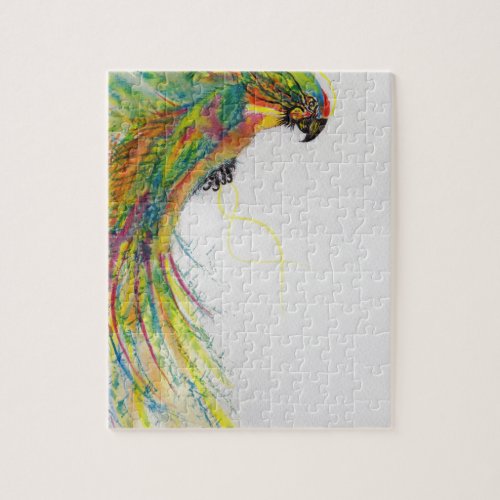 Swooping Parrot Jigsaw Puzzle