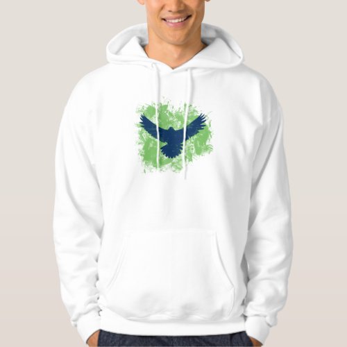 Swooping Seahawk Bird for the Game Hoodie