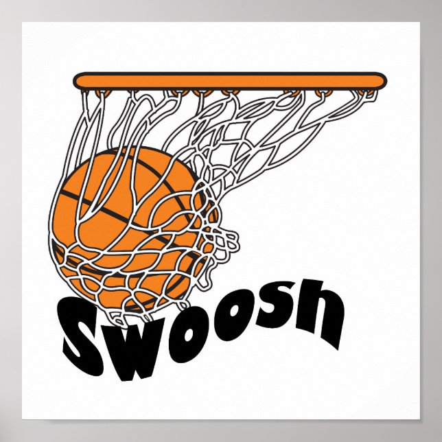 swoosh basketball poster (Front)