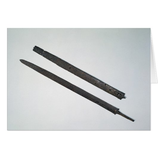 Sword and sheath, from La Tene, Switzerland Cards (Front Horizontal)