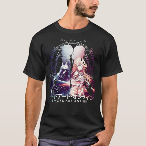Sword Art Online Kirito and Asuna T_Shirt