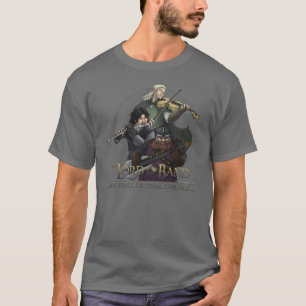 Sword, Bow, Axe Dark Shirt (front)