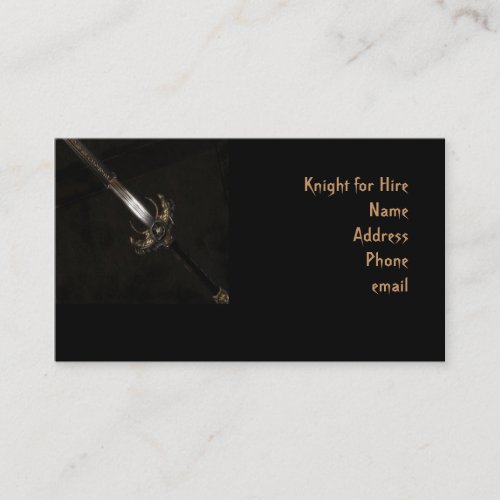 Sword Business Card