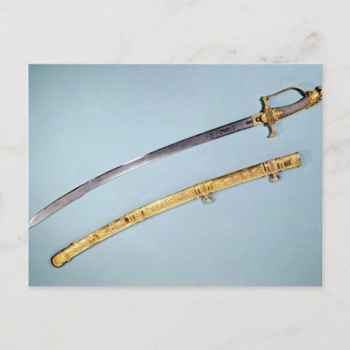 Sword given to Napoleon I  by the Directoire Postcard