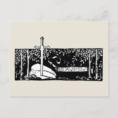 Sword In The Stone Postcard