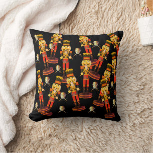 Sword Nutcracker Soldier Christmas Pillow