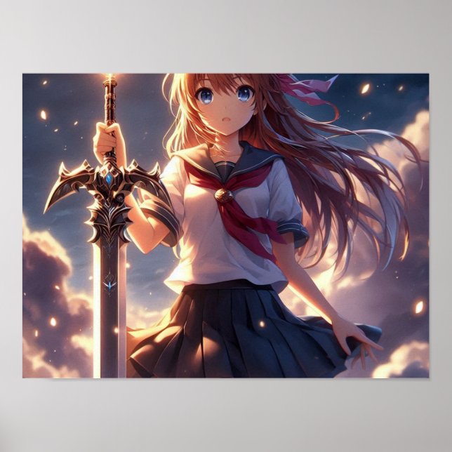 Sword of Hope: Chronicles of Yamato Academy Poster (Front)