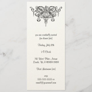 Sword of Justice (with Scales) Invitation