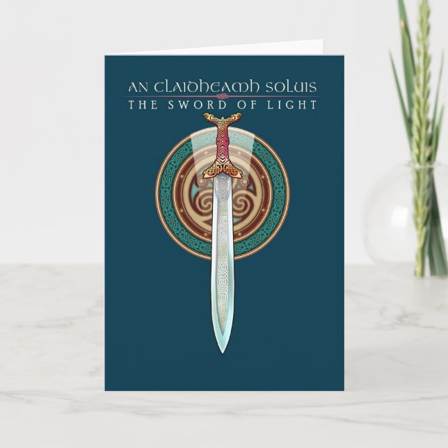Sword of Light Greeting Card (Front)