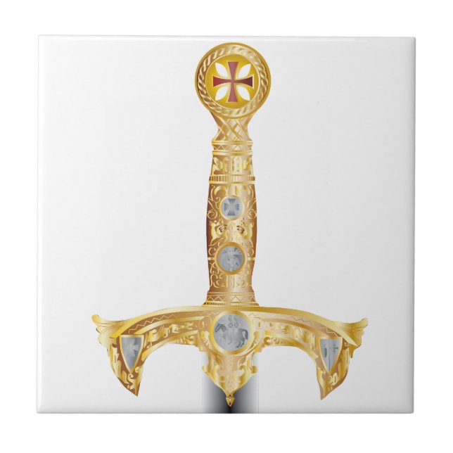 Sword of the knigths templar tile (Front)