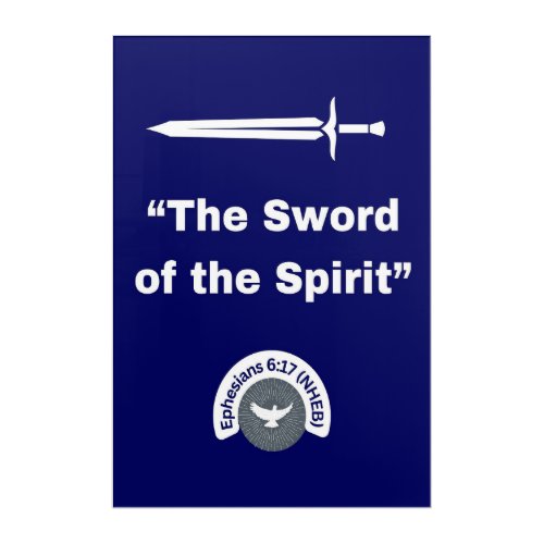 Sword of the Spirit _ Acrylic Wall Art 