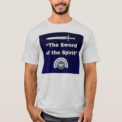 Sword of the Spirit _ Short Sleeve Lt Grey t_shirt