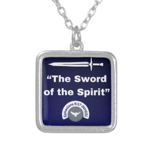 Sword of the Spirit - Square Necklace