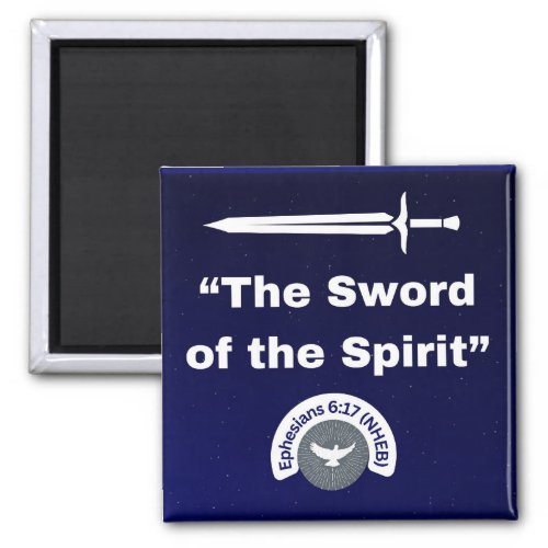 Sword of the Spirit _ Stone Magnet