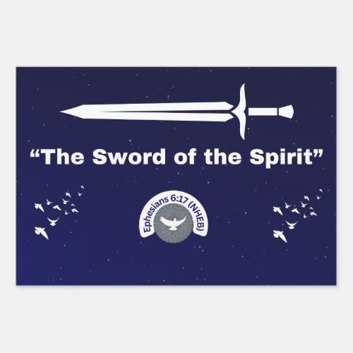 Sword of the Spirit _ Wrapping Paper _ 3 Sheets