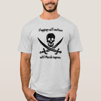 Sword Pirate Morale Jolly Roger T-Shirt