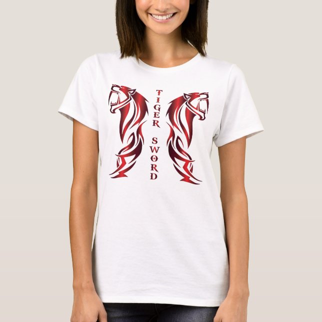 Sword Tiger Women Shirt (Front)