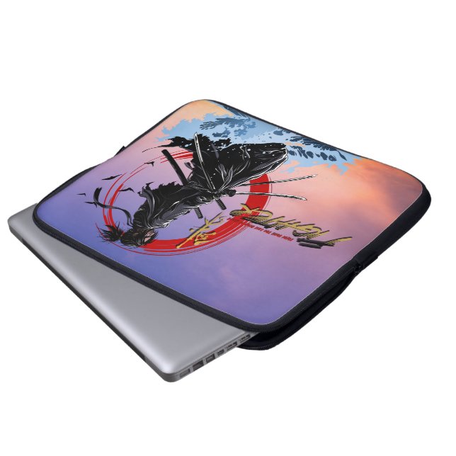 Swordfighter | 15" laptop sleeve (Front Bottom)