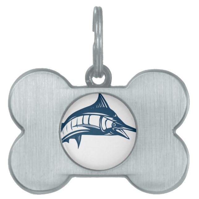 Swordfish Pet ID Tag (Front)