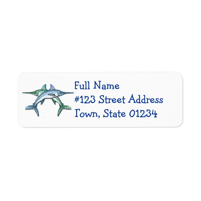 Swordfish Return Address Label (Front)