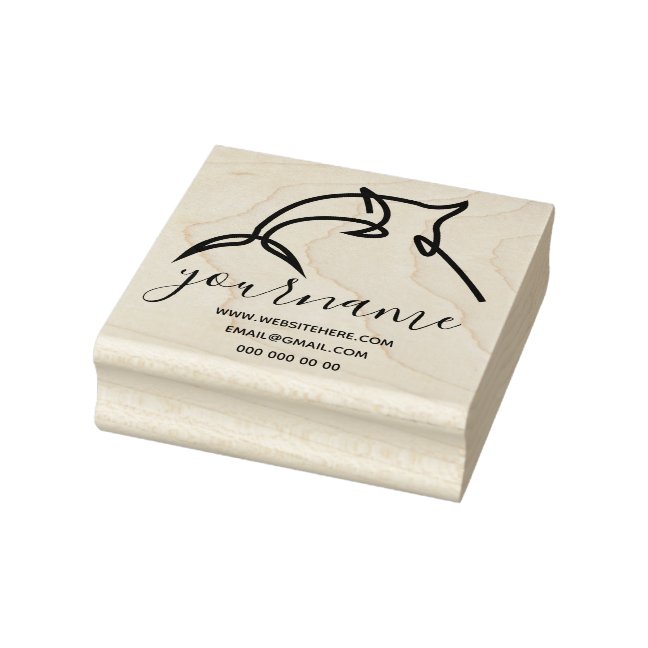 Swordfish Rubber Stamp