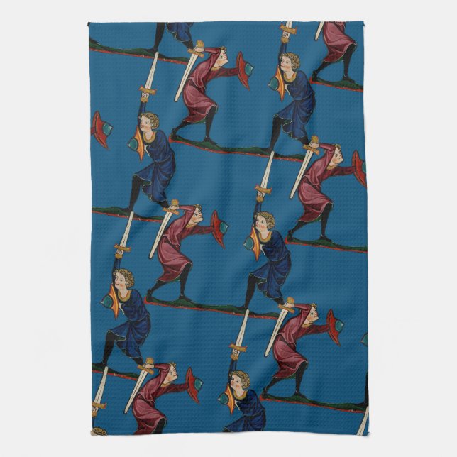 Swordplay Kitchen Towel II (Vertical)
