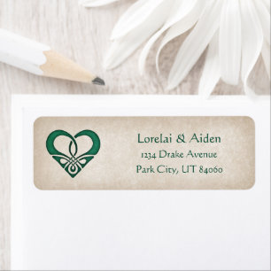 Swords Celtic Wedding Label