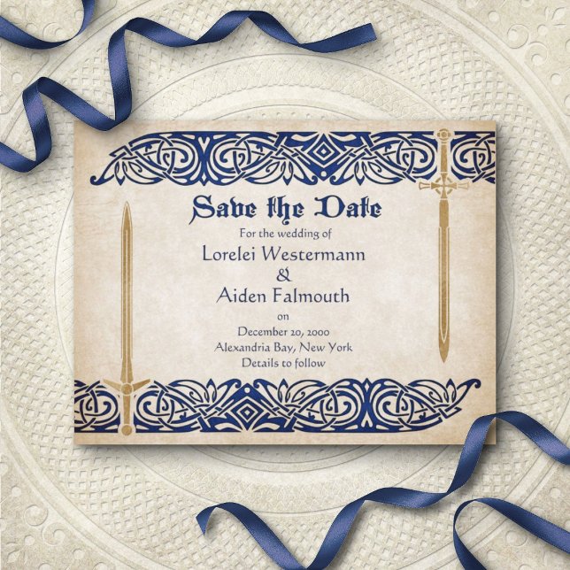 Swords Celtic Wedding Save The Date (Creator Uploaded)
