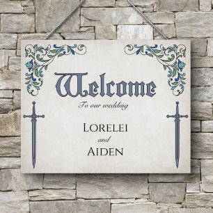 Swords Gamer Fantasy Wedding Foam Board