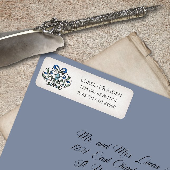 Swords Gamer Fantasy Wedding Label (Creator Uploaded)