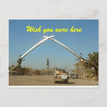 Swords Of Iraq Postcard by CHACKSTER at Zazzle